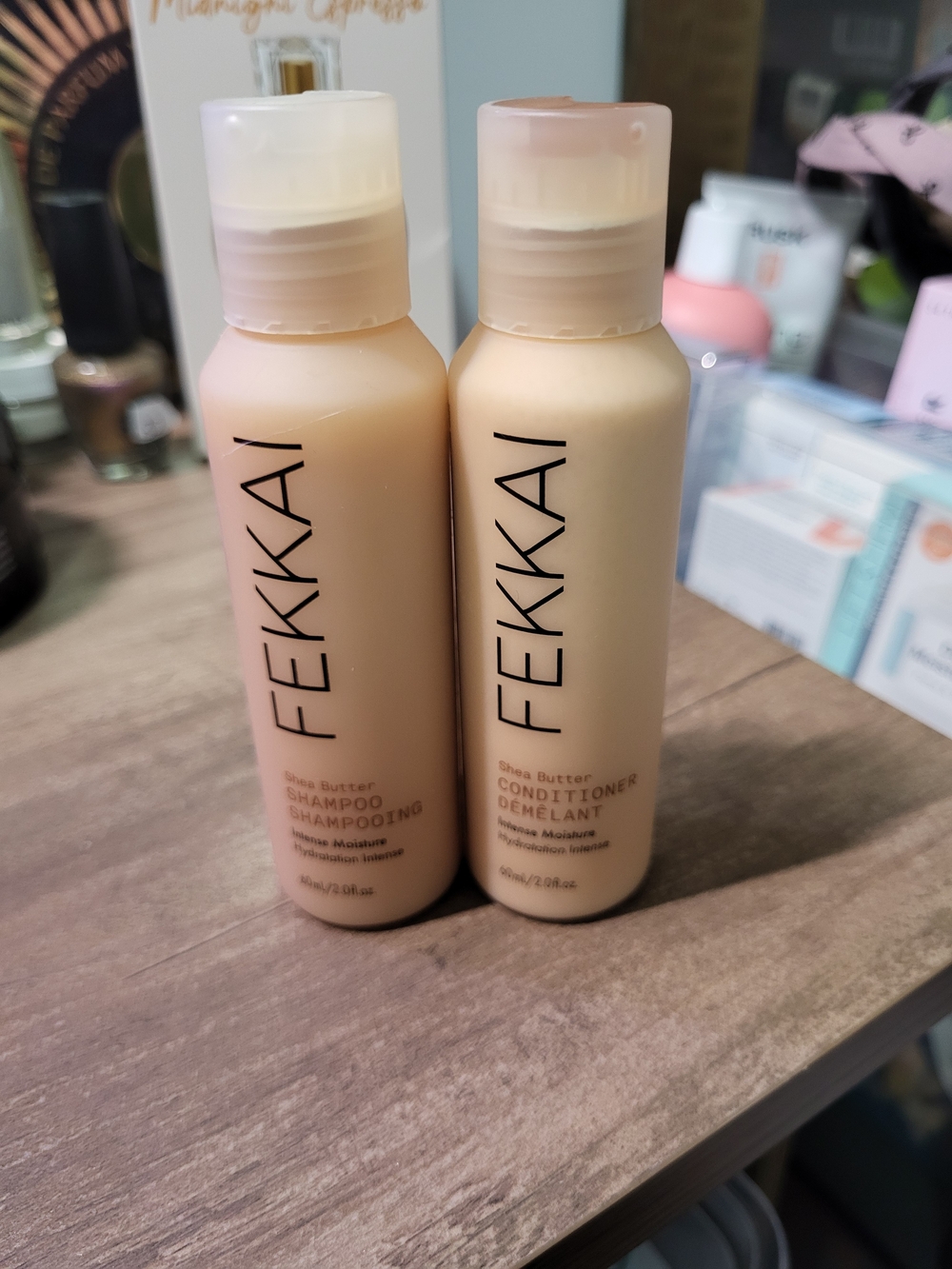 Shea Butter Shampoo & Conditioner Travel Set